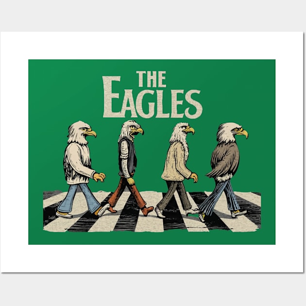 the eagles band retro Wall Art by Aldrvnd